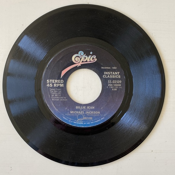 Michael Jackson Billie Jean 45 RPM Record - 1982 - Picture 2 of 6